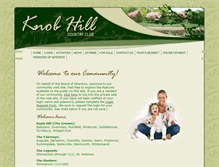 Tablet Screenshot of knobhillcc.com